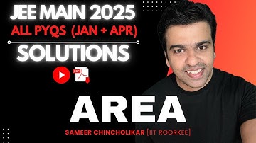 PYQ Series | Area | JEE Main 2025 (Jan & April) | ALL Questions | Solution