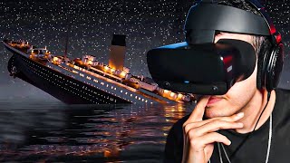 لحظه ی غرق شدن کشتی تایتانیک ! مو به تنم سیخ شد Titanic VR