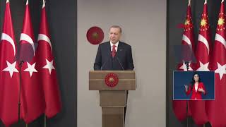 Cumhurbaşkanı Erdoğan Kabine Toplantısının Ardından Açıklama Yapıyor