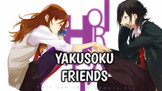 Horimiya - Ending Full『Yakusoku』by Friends [Lyrics Romaji] chords