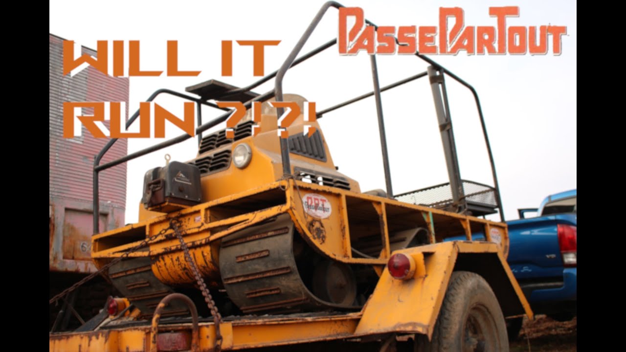 WILL IT RUN?!?! PasseParTout - Mini Tank PPT - Snow machine - Full Video!