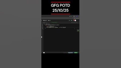 Minimum Steps to Halve Sum | GFG POTD | 25/10/2025 #coding #gfg #potd #java #cpp