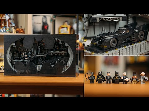 LEGO 76252「蝙蝠洞 - 暗箱」（Batcave - Shadowbox）樂高縮時攝影開箱 | 玩具人編輯部 (Speed Build & Unboxing)