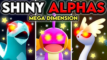 I CAUGHT SHINY ALPHA POKEMON in MEGA DIMENSION