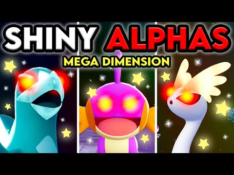 I CAUGHT SHINY ALPHA POKEMON in MEGA DIMENSION