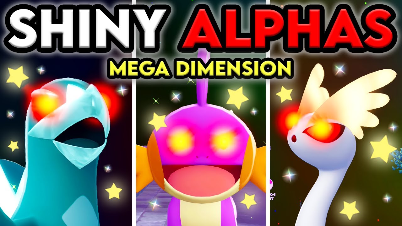 I CAUGHT SHINY ALPHA POKEMON in MEGA DIMENSION