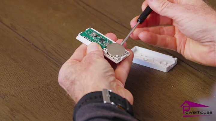 DSC Power G PG9303 wireless door window contact battery replacement.