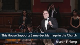 Joseph Finberg | Christianity SHOULD NOT allow gay marriage - 8/8 | Oxford Union