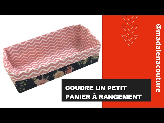 Boite de rangement tissu grand, panier rangement rectangulaire