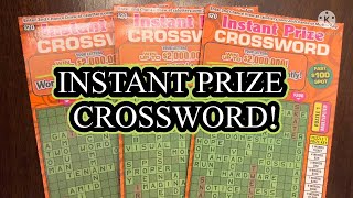 INSTANT PRIZE CROSSWORD! $60 CA Scratchers