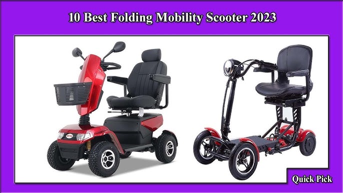 Scooter électrique pliable 4 roues ATTO - Scooter handicap - Tous ergo