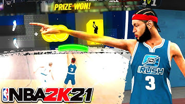 i USED the BEST JUMPSHOT in NBA 2K21 and WON the 1v1 RUSH EVENT....