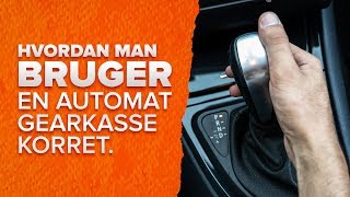 Udskiftning af Automatgearolie på ROVER - gratis videotips