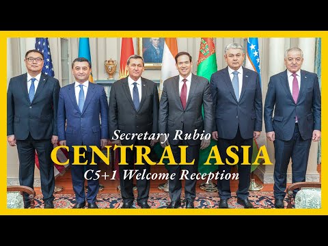 Secretary Rubio delivers remarks at the C5+1 welcome reception