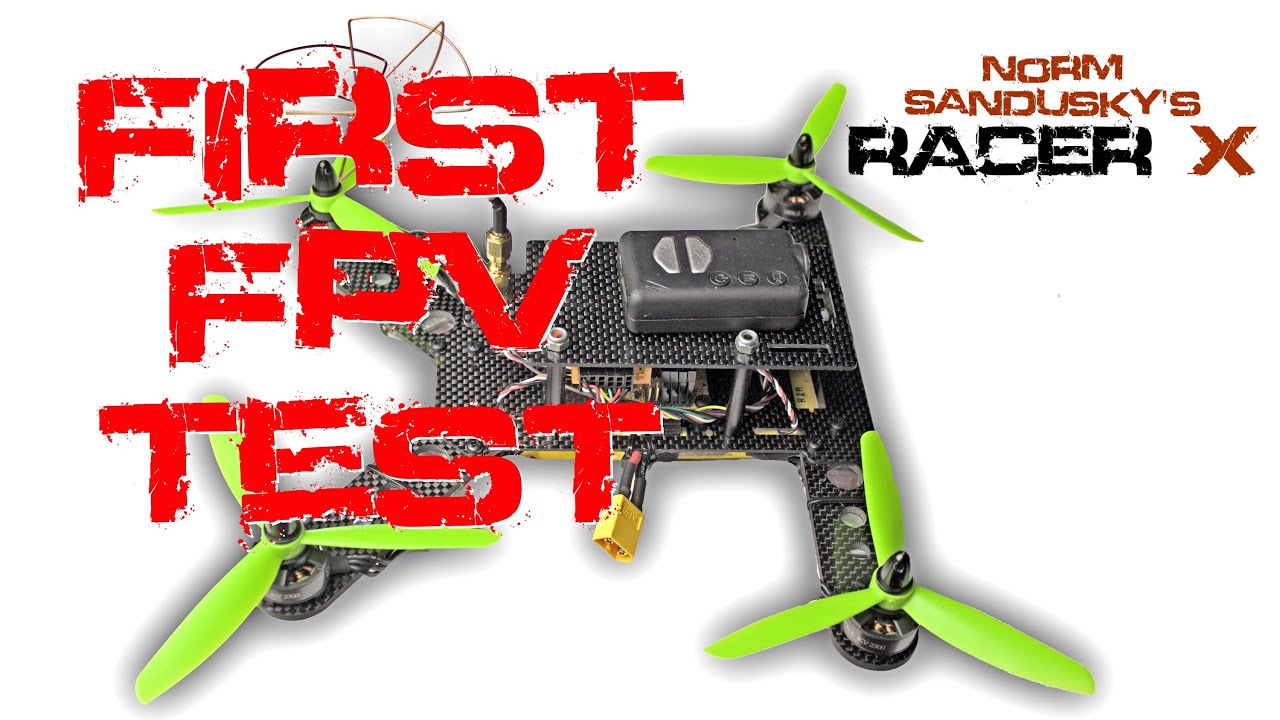 RACER X FIRST FPV TEST RCX 2300kv + QBRAIN 4 in 1 ESC