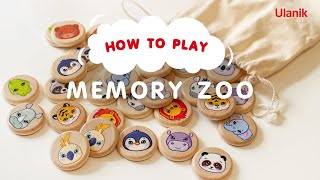 How To Play | Ulanik Memory Zoo Wooden Game screenshot 2