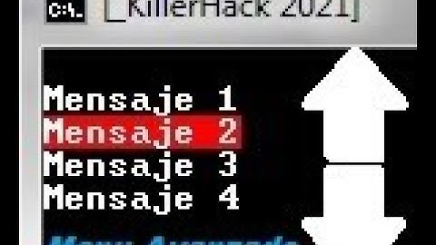 Menú Avanzado (Movimiento con teclas) en Batch✅