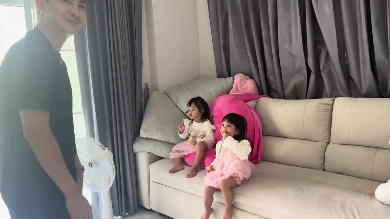 ถึงบ้านขอนแก่นแล้วครับ #น้องเพชรน้องพลอย