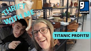 I Found Titanic Profit at This Goodwill  Thrift With Me