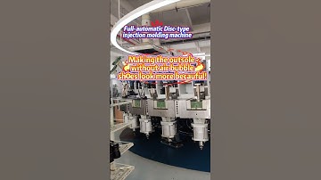Full-automatic Disc-type injection molding machine!#safety#shoes#wholesaler