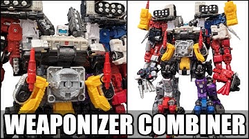 The Complete 9-bot Weaponizer Combiner