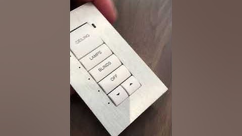 Crestron Keypad Fail