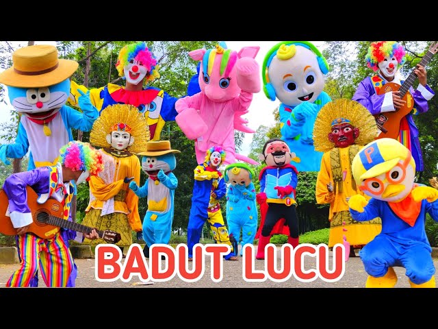 Lagu aku naik odong-odong mix aku adalah anak gembala full lirik klip badut badut lucu class=