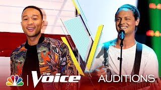 Mendeleyev sing "Girl From The North Country" on The Blind Auditions of The Voice 2019