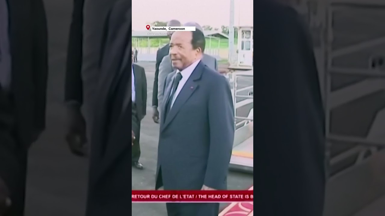 Cameroon's 91-year-old President Biya returns home