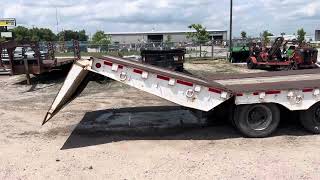 1995 Trail-Eze Drop Deck Trailer w/Hydraulic Dove Tail | For Sale | July 9th - Chief Construction