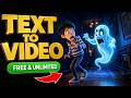 100% FREE And UNLIMITED AI Video Generator | Text And Image To Video Maker