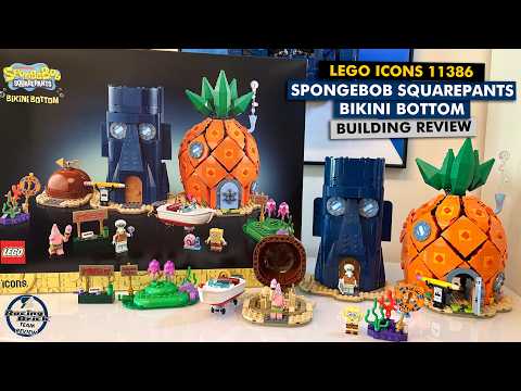 LEGO Icons 11386 SpongeBob SquarePants: Bikini Bottom - Detailed Building Review