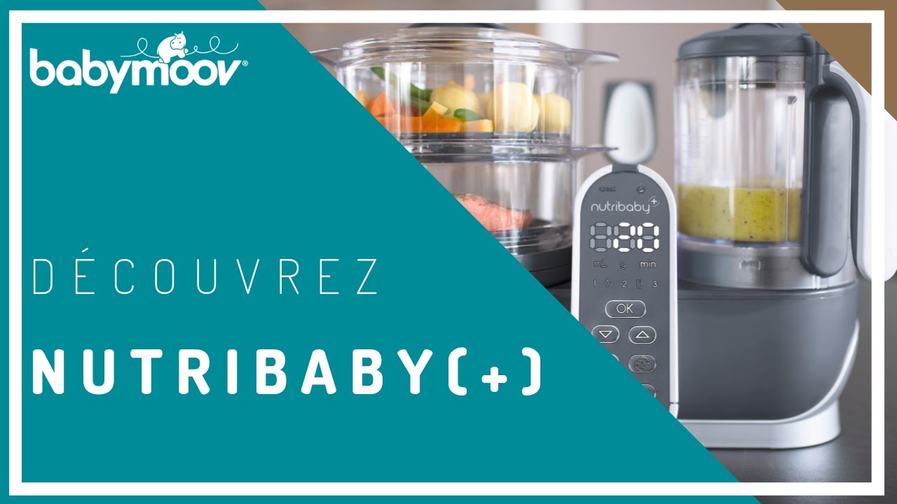 Mixeur Cuiseur Bébé BABYMOOV Nutribaby + Opal Green