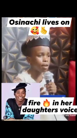 LATE MIN. OSINACH'S DAUGHTER. IN THE VOLUME OF THE BOOK THAT IS WRITTEN OF HER// #ekwueme #bidemi