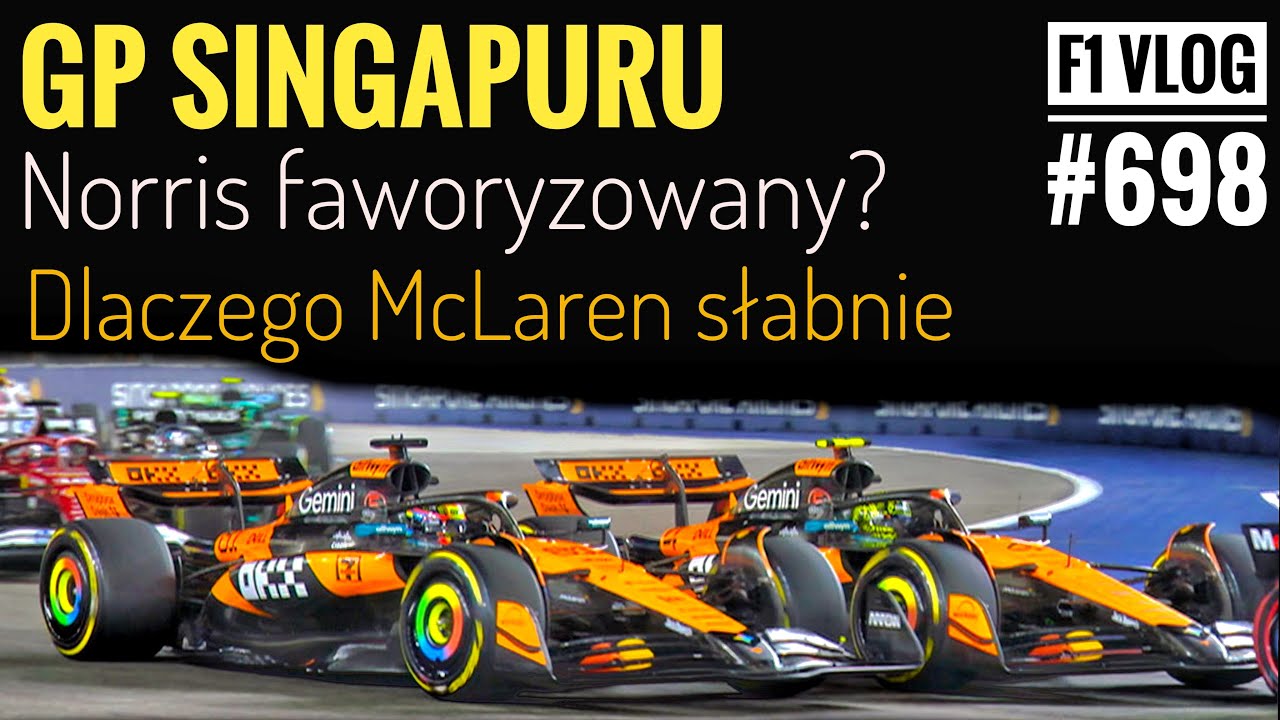 GP Singapuru: Piastri wściekły na McLarena! Kara Hamiltona. Ferrari kontra Leclerc? Problem McLarena