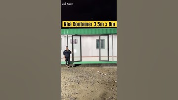 Nhà Container 3.5m x 8m - Thiết Kế Vệ Sinh Khép Kín Tiện Nghi | Đỗ Mười Container 093.688.9622