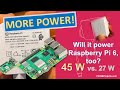 New Raspberry Pi Original 45 W Power Supply for advanced projects! Is this PSU for Raspberry Pi 6?