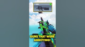 Guns That Were Annoying in CODM!