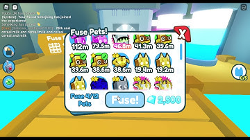 what happens when you fuse 4 golden robots and 1 golden metal skull?