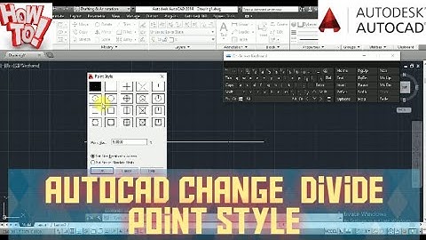 AutoCAD Tutorial - Change Divide Point Style