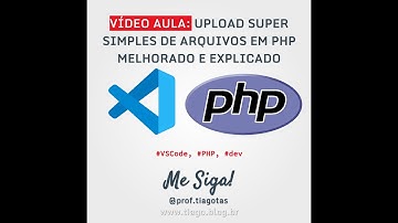 PHP - UPLOAD SIMPLES DE ARQUIVOS - MELHORADO
