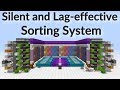 Minecraft: Silent, Lag-effective Multi-Item Sorting System