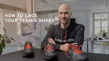 How to lace Your Tennis Shoes - HEAD