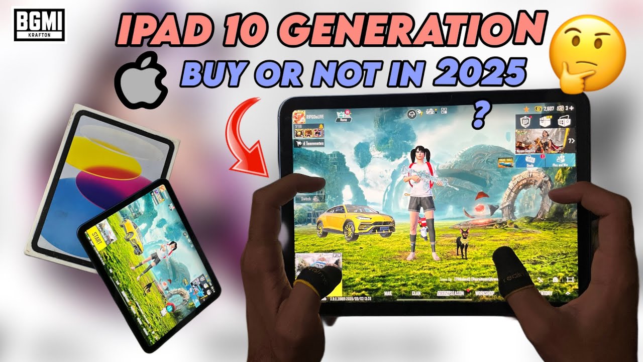 iPad 10th Gen 2025 ⚡ BGMI 120FPS Ultra Smooth Gameplay | Worth Buying ...
