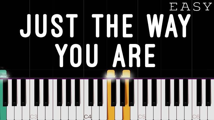 Just the Way You Are Piano version - Piano performance video thumbnail