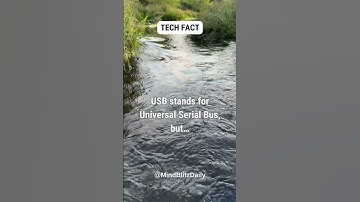 USB stands for Universal Serial Bus, but #Shorts