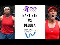Hailey Baptiste vs Jessica Pegula Prediction - Wuhan Open 2025