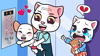 Sibling Fight In The Mall | Talking Tom & Friends In Toca Life World | Tommy Toca