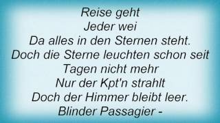 Rio Reiser - Der Krieg Lyrics