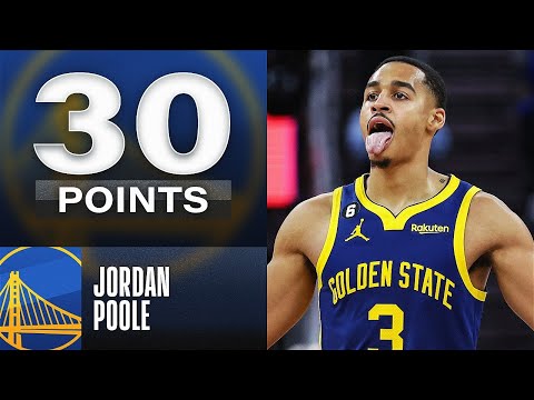Jordan poole was pulling up from everywhere - 30 pts (7 threes) | november 2, 2022